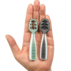 Num Num Pre-Cucharas Verde/Gris* Baby-Led Weaning Y Accesorios Alimentación