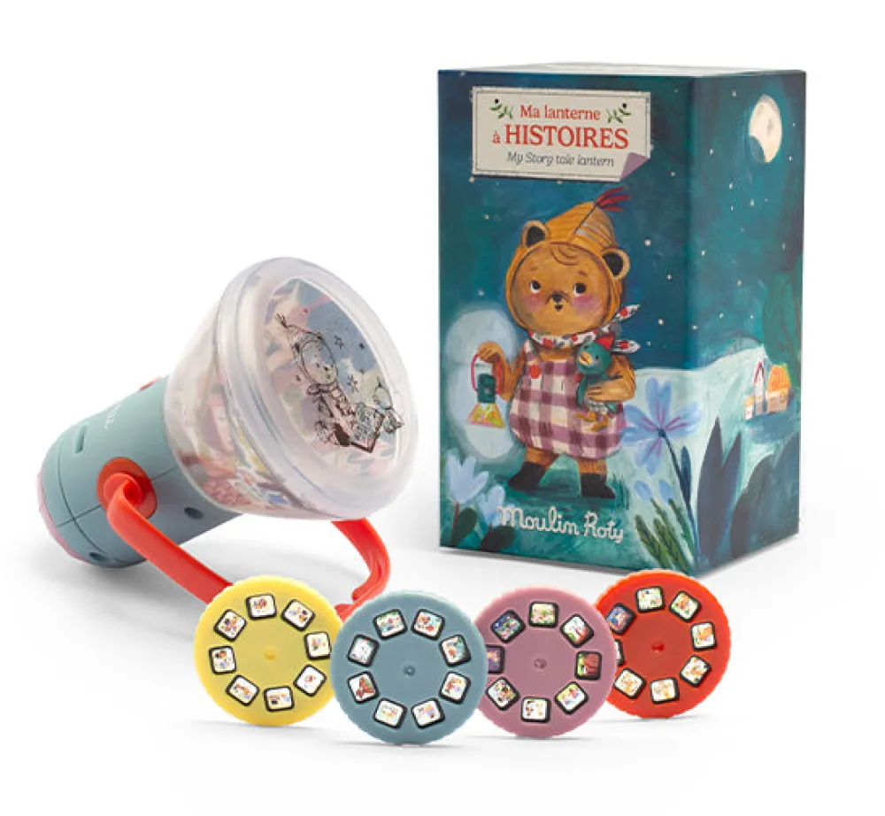 Moulin Roty Proyector de cuentos Minouchkas ·*Niños Linternas Proyectoras De Cuentos