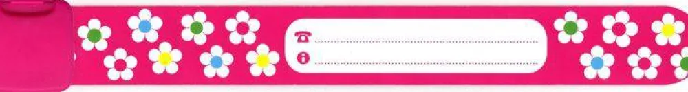 Btbox Pulsera Infoband Flores* Accesorios Para Salir Fuera Y Viajar