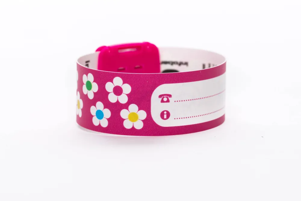 Btbox Pulsera Infoband Flores* Accesorios Para Salir Fuera Y Viajar