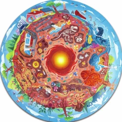 Hape Puzle Mundo Subterráneo ·*Niños Puzzles Hape|Puzzles De Madera Para Niños Y Niñas
