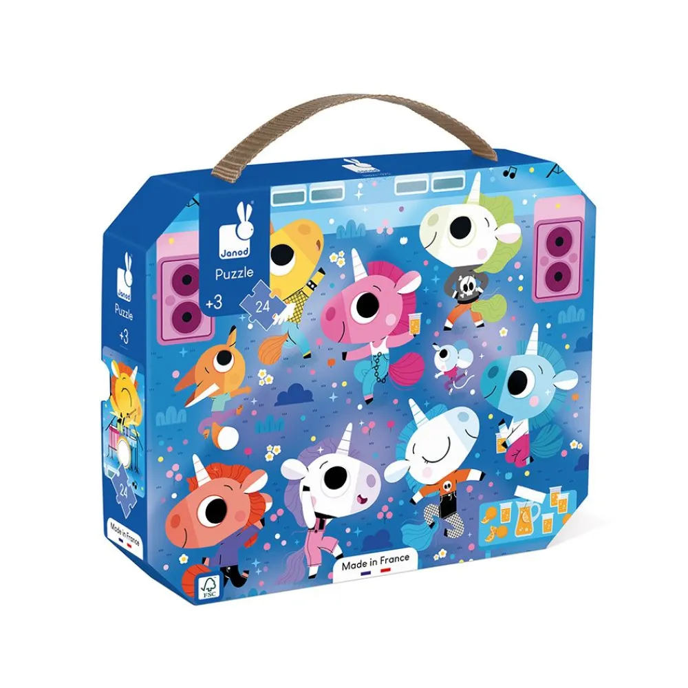 Janod Puzzle 24 piezas - Concierto de Rock ·*Niños Puzzles Janod
