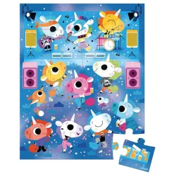 Janod Puzzle 24 piezas - Concierto de Rock ·*Niños Puzzles Janod