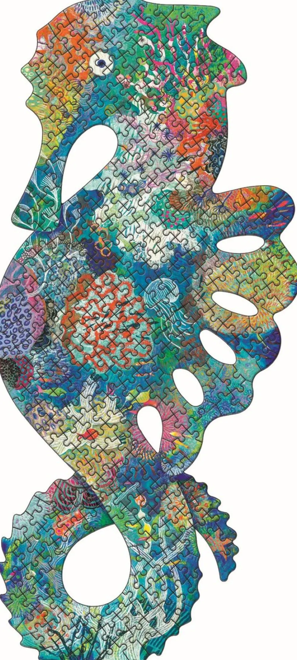 Djeco Puzzle Art Caballito de mar ·*Niños Puzzles 300 Piezas|Puzzles Djeco
