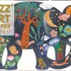 Djeco Puzzle Art Elefante ·*Niños Puzzles Djeco|Puzzles De Animales