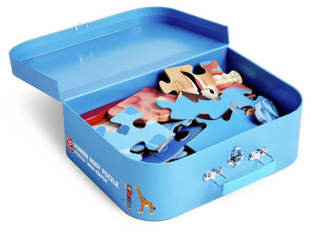 Hape Puzzle Cuerpo Humano ·*Niños Puzzles 100 Piezas|Puzzles Hape