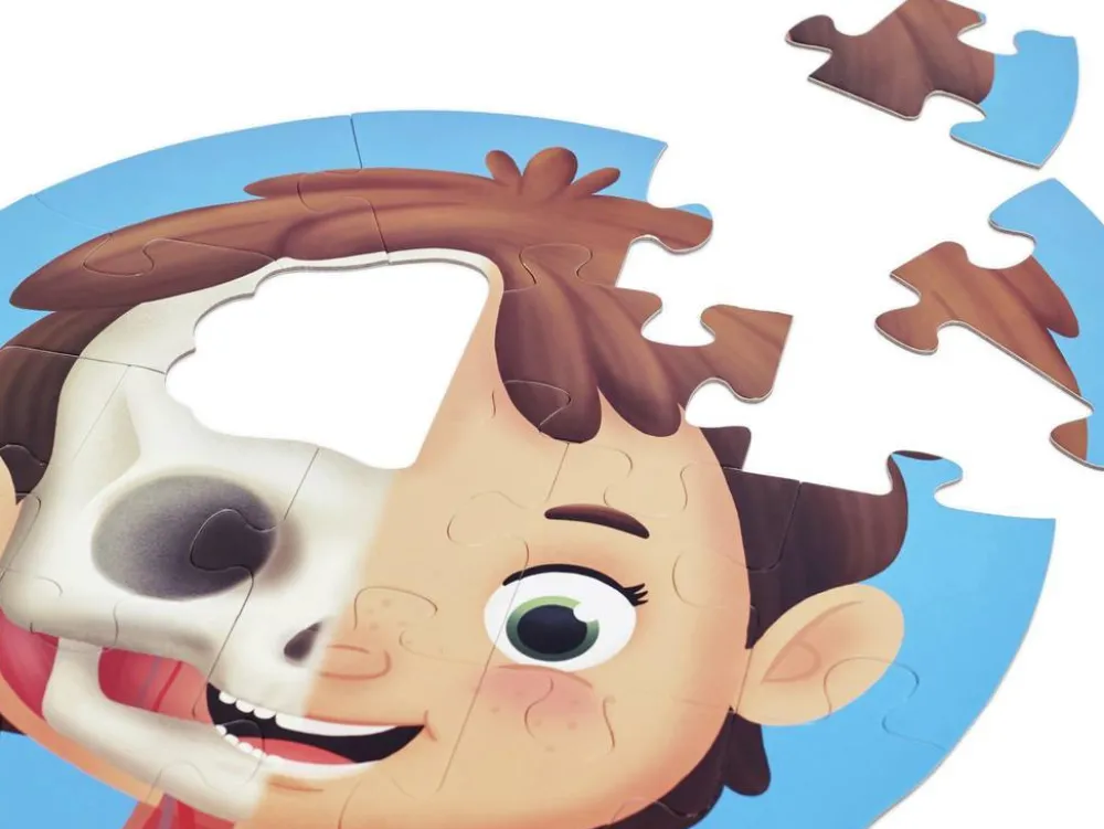 Hape Puzzle Cuerpo Humano ·*Niños Puzzles 100 Piezas|Puzzles Hape