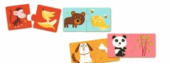 Djeco Puzzle dúo A Comer 20 piezas ·*Niños Puzzles Djeco|Puzzles De Animales