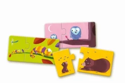 Djeco Puzzle dúo Mama y bebé 24 piezas ·*Niños Puzzles Djeco|Puzzles De Animales