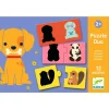 Djeco Puzzle dúo Sombras 12 piezas ·*Niños Puzzles Djeco|Puzzles De Animales