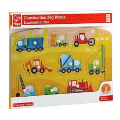 Hape Puzzle Infantil Construcción ·*Niños Puzzles Hape|Puzzles De Madera Para Niños Y Niñas