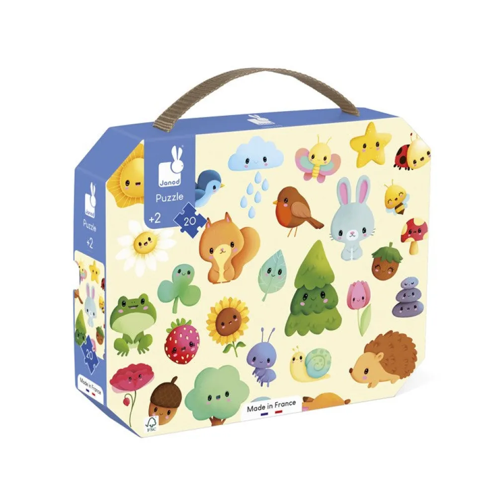 Janod Puzzle La Naturaleza 20 piezas ·*Niños Puzzles Janod