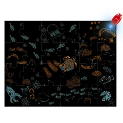 Janod Puzzle mágico El Océano ·*Niños Puzzles 24 Piezas|Puzzles Janod