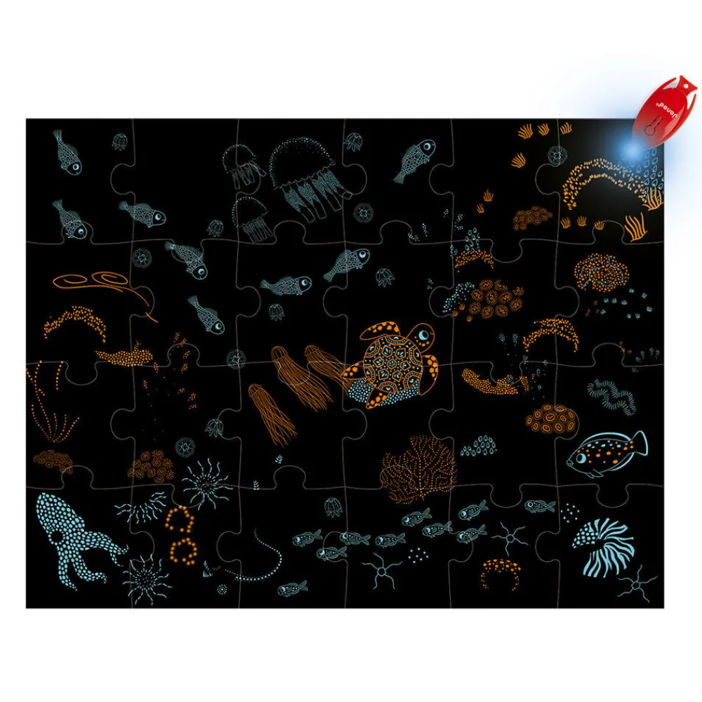 Janod Puzzle mágico El Océano ·*Niños Puzzles 24 Piezas|Puzzles Janod