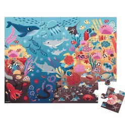 Janod Puzzle mágico El Océano ·*Niños Puzzles 24 Piezas|Puzzles Janod