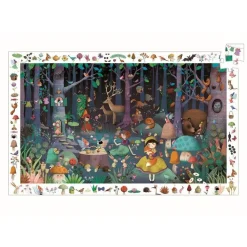 Djeco Puzzle Observación · El Bosque Encantado*Niños Puzzles 100 Piezas|Puzzles Djeco