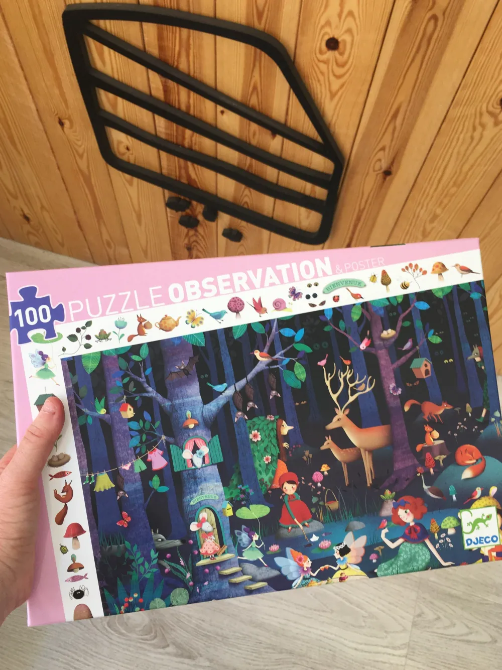 Djeco Puzzle Observación · El Bosque Encantado*Niños Puzzles 100 Piezas|Puzzles Djeco
