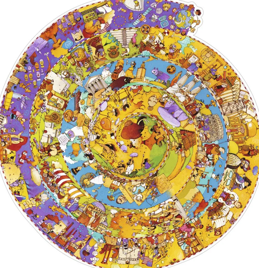Djeco Puzzle Observación La Historia ·*Niños Puzzles 300 Piezas|Puzzles Djeco