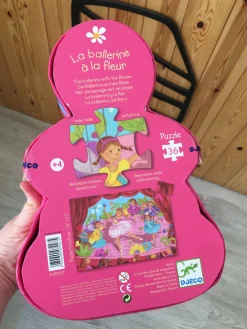 Djeco Puzzle Silueta · La Bailarina*Niños Puzzles 36 Piezas|Puzzles Djeco