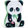 Djeco Puzzle Silueta · Leo el Panda*Niños Puzzles 24 Piezas|Puzzles Djeco
