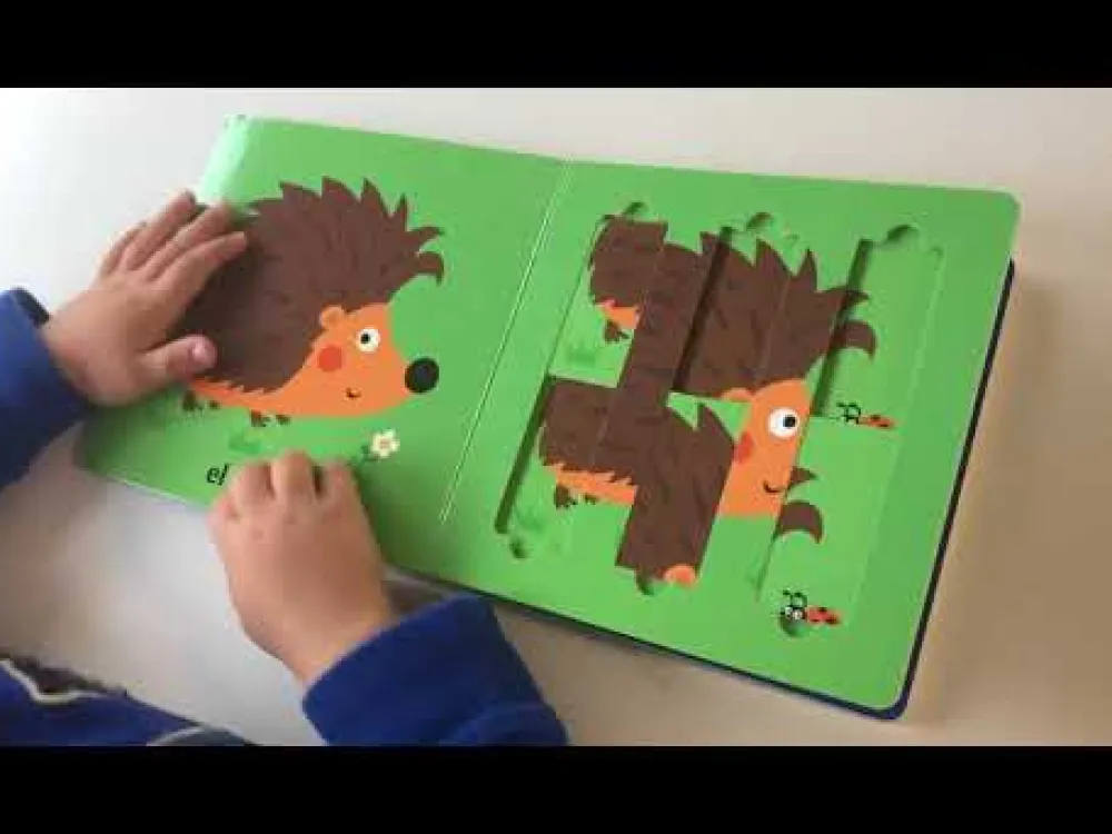 Combel Puzzles móviles · En la granja* Libros Manipulativos|Libros De Cartoné