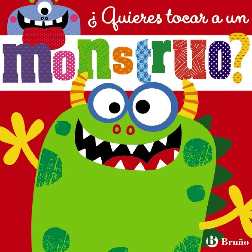 Bruño ¿Quieres tocar a un monstruo?*Niños Libros De Halloween Para Niños|Libros De Texturas Para Bebés