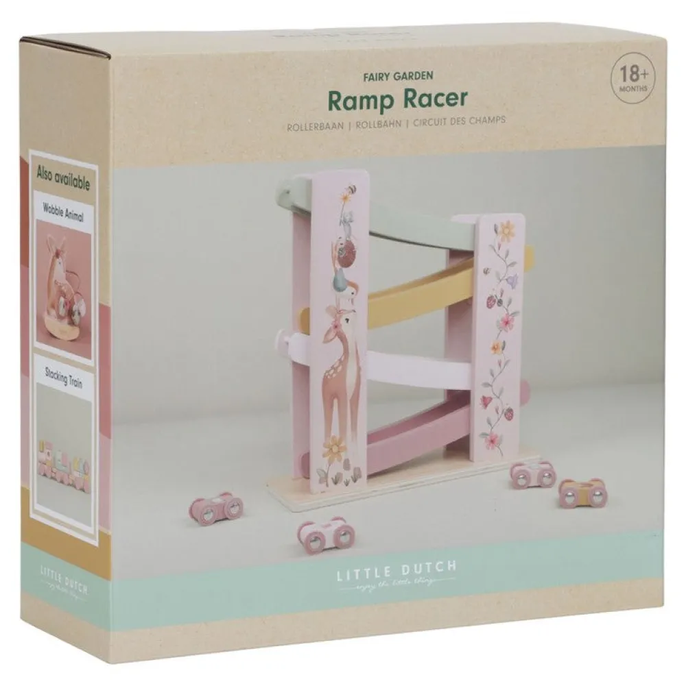 Little Dutch Rampa de carreras FSC Rosa Fairy Garden ·*Niños Juguetes Waldorf|Juguetes Montessori