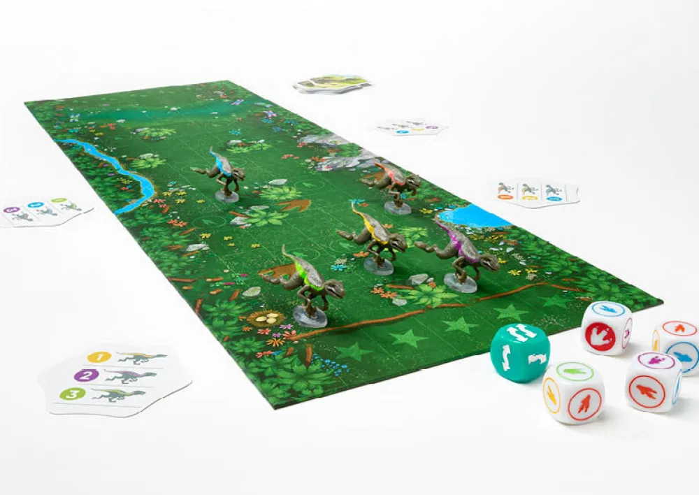 FlexiQ Raptor Race ·*Niños Flexiq|Juegos De Mesa Competitivos
