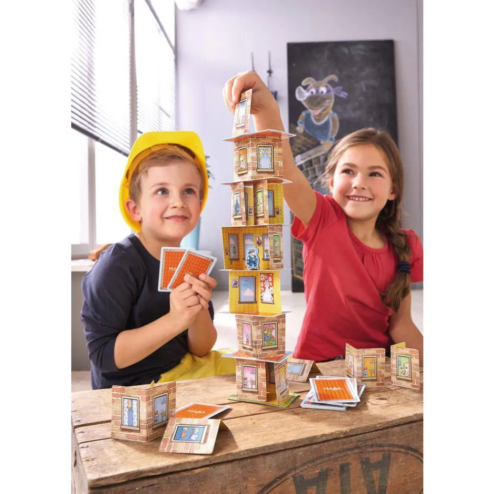 HABA Rhino Hero ·*Niños Juegos Haba|Juegos De Mesa Competitivos