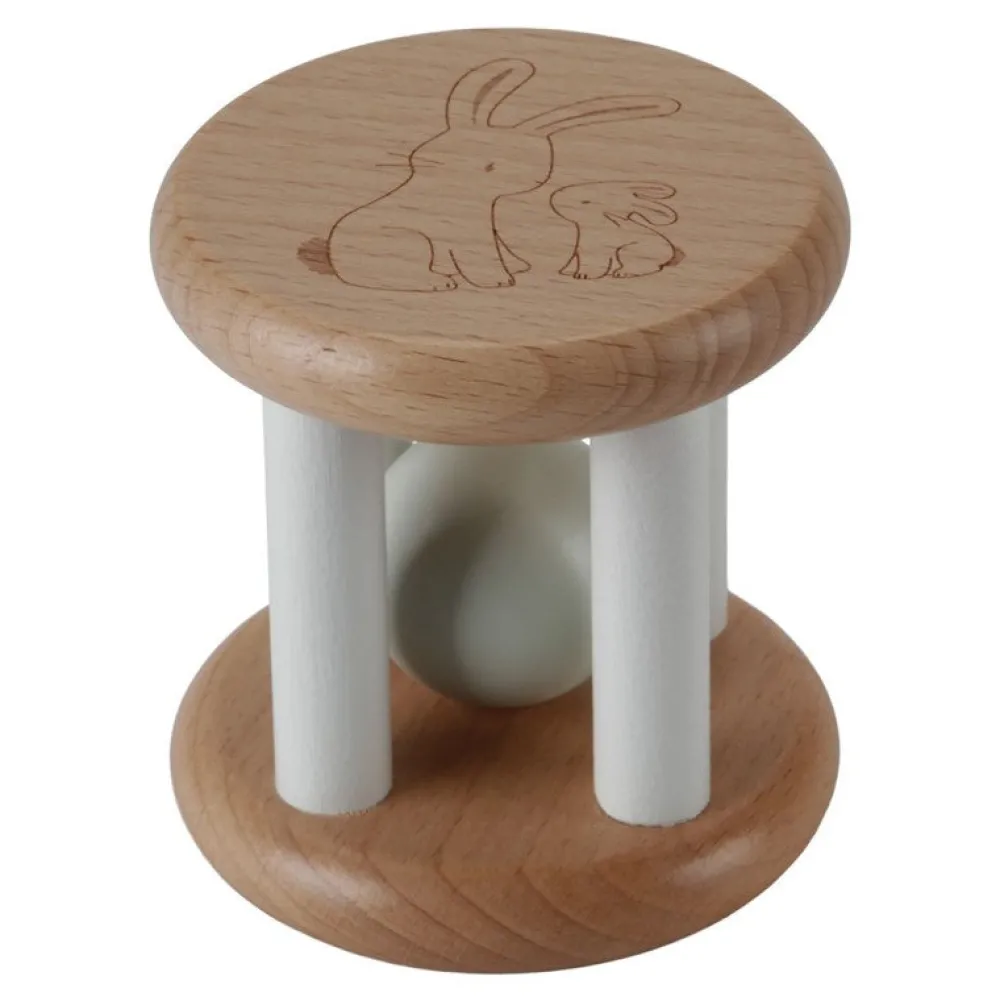 Little Dutch Roller Baby Bunny ·*Niños Juguetes Waldorf|Juguetes De Madera Para Niños