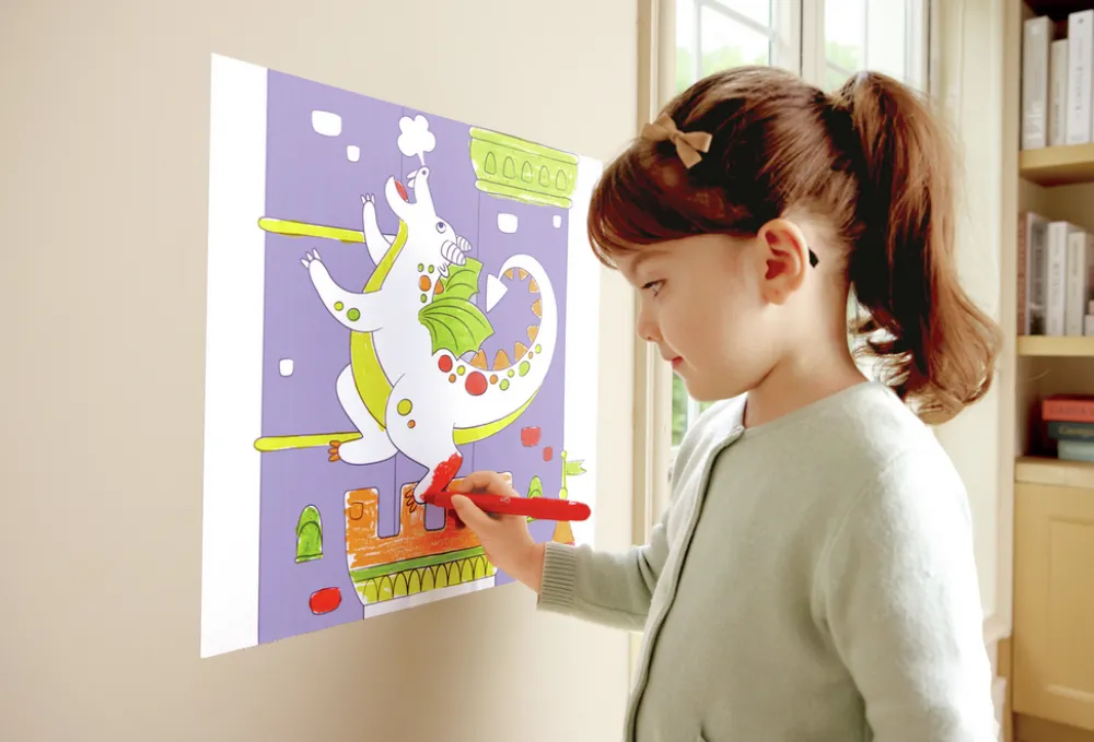 Hape Rollo de papel para garabatos de Castillos ·*Niños Kit De Manualidades|Juguetes De Toda La Vida