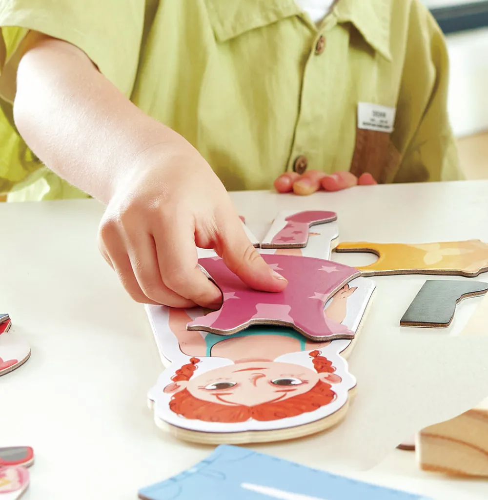 Hape Rompecabezas para vestir ·*Niños Puzzles Hape|Puzzles De Madera Para Niños Y Niñas