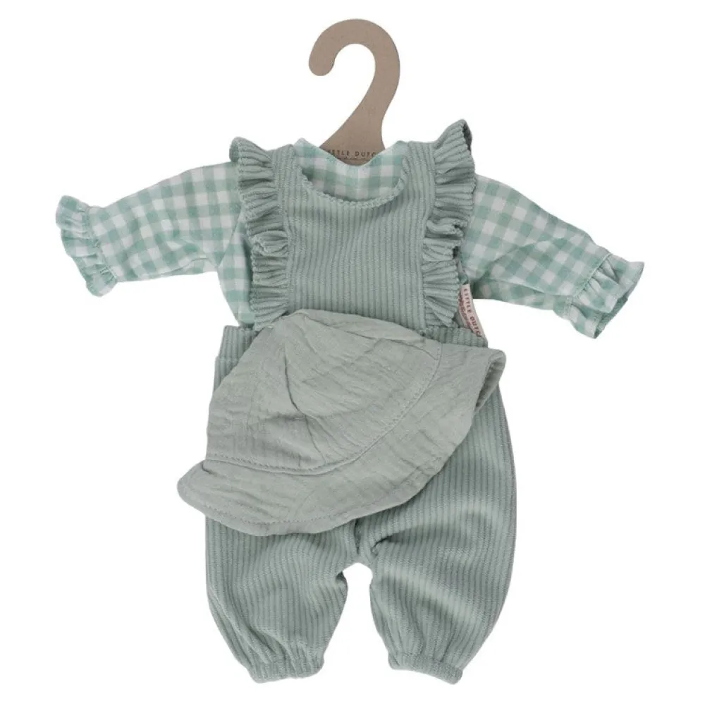 Little Dutch Ropita muñeca verde cuadros ·*Niños Muñecos Bebés