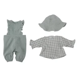 Little Dutch Ropita muñeca verde cuadros ·*Niños Muñecos Bebés
