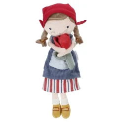 Little Dutch Rosa Granjera con Tulipan Mediana ·*Niños Muñecos Blanditos|Juguetes Montessori