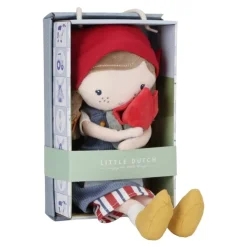 Little Dutch Rosa Granjera con Tulipan Mediana ·*Niños Muñecos Blanditos|Juguetes Montessori