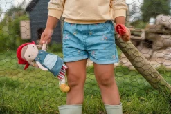 Little Dutch Rosa Granjera con Tulipan Mediana ·*Niños Muñecos Blanditos|Juguetes Montessori
