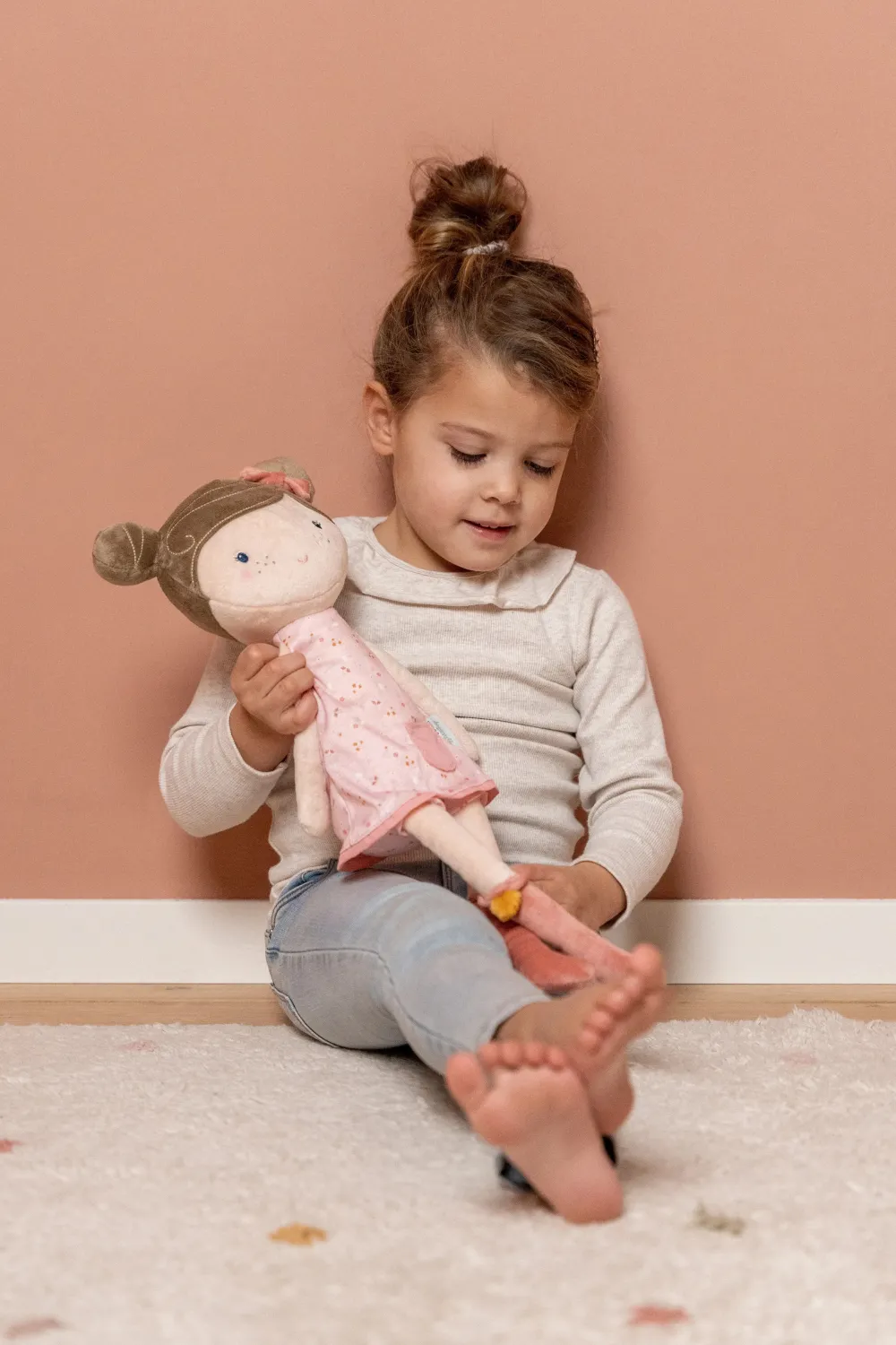 Little Dutch Rosa Muñeca Blandita Grande ·*Niños Muñecos Blanditos|Peluches