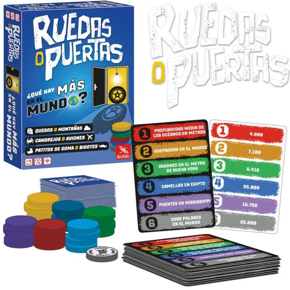 Ludilo Ruedas o Puertas ·*Niños Ludilo|Juegos De Mesa Competitivos
