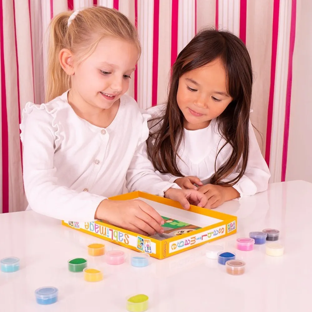 Sentosphère Sablimage Caballos*Niños Pintar Con Arena|Kit De Manualidades