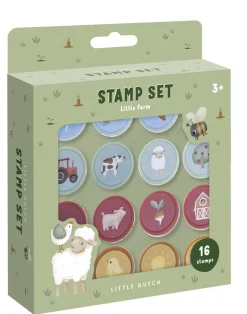 Little Dutch Sellos Pequeña Granja ·*Niños Kit De Manualidades|Juguetes Y Juegos Motricidad Fina