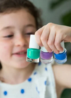 Namaki Set 3 Pintauñas al agua Aurora Boreal ·*Niños Pintauñas Para Niñas Y Niños|Disfraces Infantiles