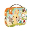 Janod Set 4 Puzzles - La granja ·*Niños Puzzles Janod|Puzzles Evolutivos