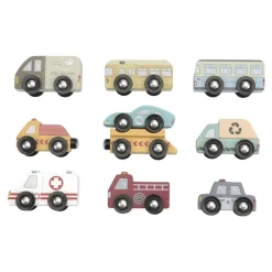 Little Dutch Set 9 vehículos ·*Niños Juguetes Waldorf|Juguetes Montessori