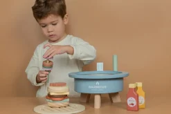 Little Dutch Set barbacoa de madera ·*Niños Cocinas De Madera Y Accesorios Juguete|Juguetes Waldorf
