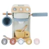 Little Dutch Set de Cafetera Azul ·*Niños Cocinas De Madera Y Accesorios Juguete|Juguetes Waldorf