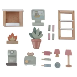 Little Dutch Set de Muebles para Casa de Muñecas FSC ·*Niños Casas De Muñecas|Juguetes Montessori