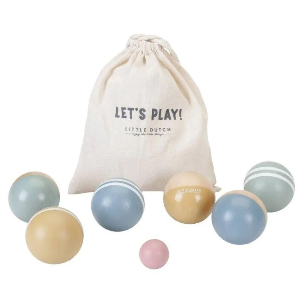 Little Dutch Set de Petanca FSC ·*Niños Juguetes Waldorf|Juguetes Montessori