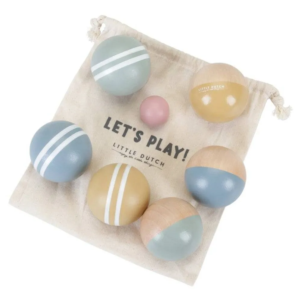 Little Dutch Set de Petanca FSC ·*Niños Juguetes Waldorf|Juguetes Montessori