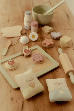 Little Dutch Set de repostería FSC ·*Niños Cocinas De Madera Y Accesorios Juguete|Juguetes Waldorf